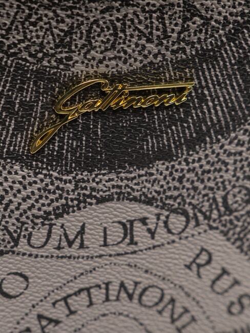 PLANETARIUM Sac &agrave; bandouli&egrave;re monochrome gris clair/noir - Sacs pour Femme