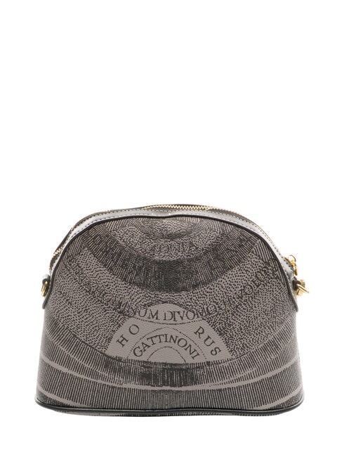 PLANETARIUM Sac &agrave; bandouli&egrave;re monochrome gris clair/noir - Sacs pour Femme