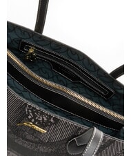 GATTINONI PLANETARIUM Sac cabas à bandoulière monochrome gris clair/noir - Sacs pour Femme - 5