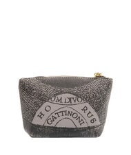 GATTINONI PLANETARIUM N&eacute;cessaire gris clair monochrome - Pochettes & Trousses - 2