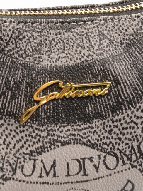 PLANETARIUM Sac hobo Crescent avec bandoulière monochrome gris clair/noir - Sacs pour Femme