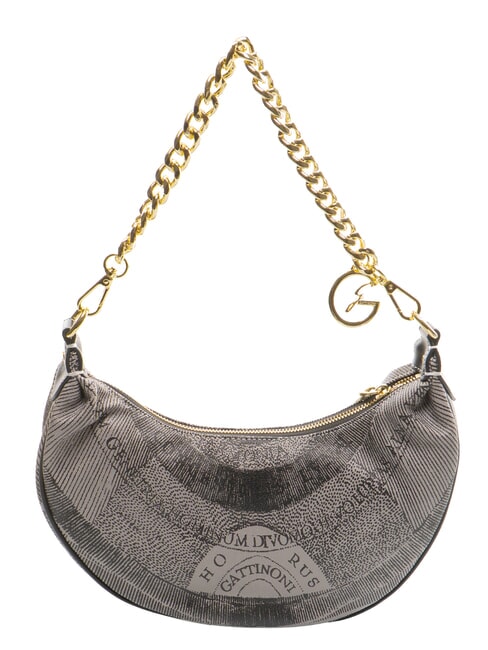 PLANETARIUM Sac hobo Crescent avec bandoulière monochrome gris clair/noir - Sacs pour Femme