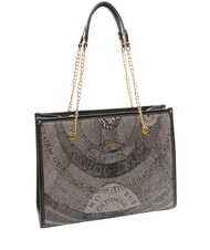 GATTINONI PLANETARIUM Sac à bandoulière avec poignée en chaîne monochrome gris clair/noir - Sacs pour Femme - 2