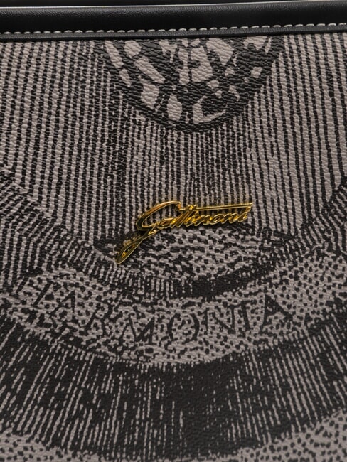 PLANETARIUM Sac à bandoulière avec poignée en chaîne monochrome gris clair/noir - Sacs pour Femme