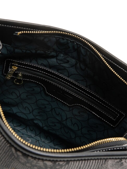 PLANETARIUM Sac à bandoulière avec poignée en chaîne monochrome gris clair/noir - Sacs pour Femme