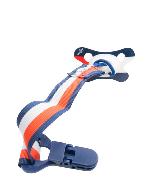 TH Lot de 2 sucettes + cha&icirc;nette blanc - Barboteuses et tenues pour b&eacute;b&eacute;