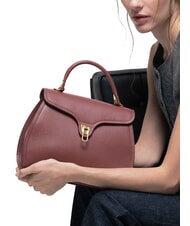 COCCINELLE MARVIN Sac à main en cuir avec bandoulière Brandy - Sacs pour Femme - 4