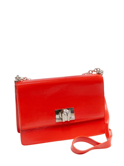 1927 Sac bandoulière en cuir Feu - Sacs pour Femme