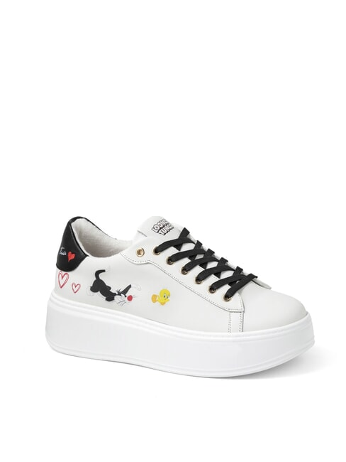 LOONEY TUNES Baskets à plateforme TWEETY&SILVESTRO multi - Chaussures Femme