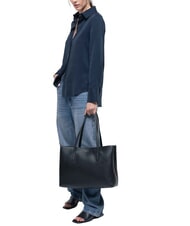 COCCINELLE SWAP Sac à bandoulière en cuir Noir - Sacs pour Femme - 4