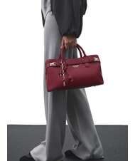 GUESS GREGORIA Sac à main moyen avec bandoulière ROUGE - Sacs pour Femme - 5