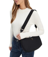GUESS ECO GEMMA Sac bandoulière en nylon NOIR - Sacs pour Femme - 4