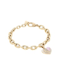 GUESS LOVELY GUESS Bracelet à breloques coeur or jaune/lilas - Bracelets - 3