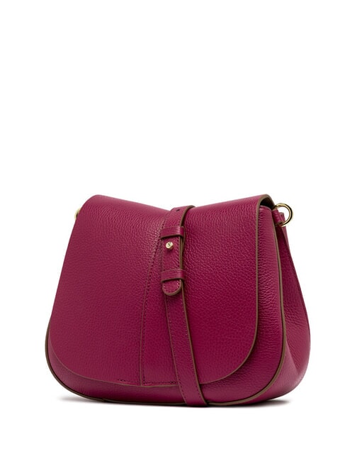 HELENA ROUND Sac en cuir avec double bandoulière fleur du désert - Sacs pour Femme