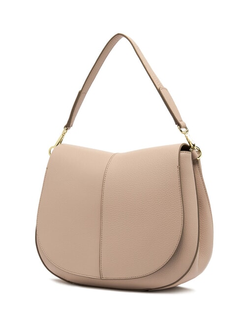 HELENA ROUND Petit sac à bandoulière en cuir sel rose - Sacs pour Femme