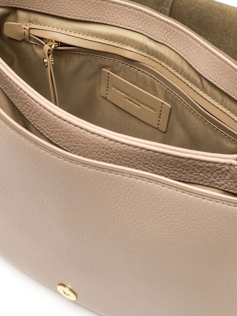 HELENA ROUND Petit sac à bandoulière en cuir sel rose - Sacs pour Femme