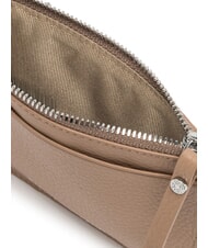 GIANNI CHIARINI GRAIN Portefeuille plat en cuir avec zip argile - Portefeuilles Femme - 5