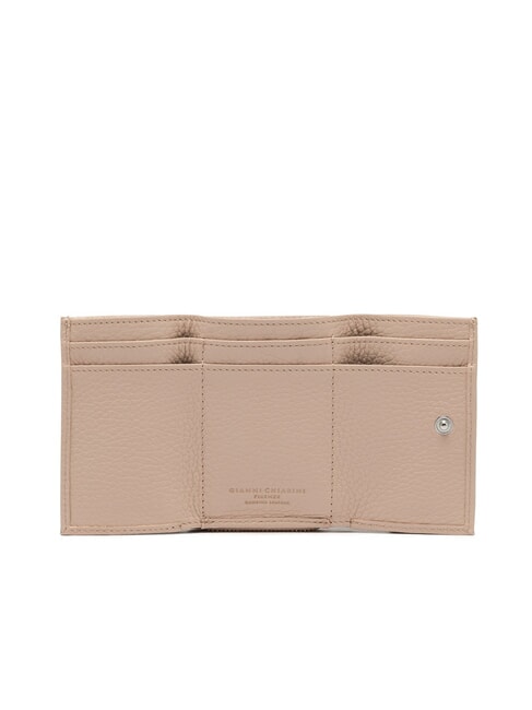WALLETS GRAIN Petit portefeuille en cuir grainé sel rose - Portefeuilles Femme