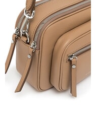 GIANNI CHIARINI CARRE Sac bandoulière en cuir avec bandoulière argile - Sacs pour Femme - 4