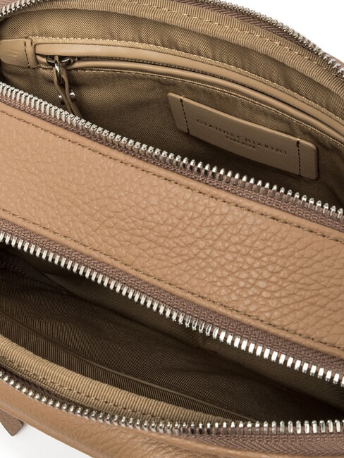 CARRE Sac bandoulière en cuir avec bandoulière argile - Sacs pour Femme