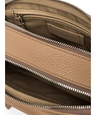 GIANNI CHIARINI CARRE Sac bandoulière en cuir avec bandoulière argile - Sacs pour Femme - 5