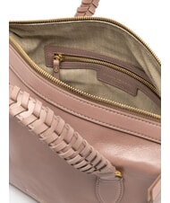 GIANNI CHIARINI ROXY Sac à main en cuir avec bandoulière sel rose - Sacs pour Femme - 5