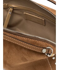 GIANNI CHIARINI ALIFA Sac à main en daim avec bandoulière caramel - Sacs pour Femme - 5