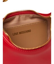 LOVE MOSCHINO CHAIN Mini sac à main, avec bandoulière ROUGE - Sacs pour Femme - 6