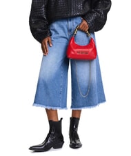 LOVE MOSCHINO CHAIN Mini sac à main, avec bandoulière ROUGE - Sacs pour Femme - 5