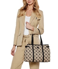 GUESS BEYZA  Sac à bandoulière logo noir - Sacs pour Femme - 4