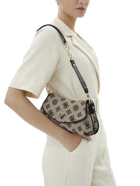 BEYZA  Sac à bandoulière logo noir - Sacs pour Femme