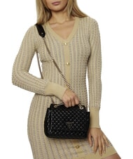 GUESS ECO RIANEE Sac convertible matelassé NOIR - Sacs pour Femme - 4