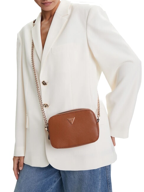 NOELLE 2  Mini sac à bandoulière pour appareil photo cognac léger - Sacs pour Femme