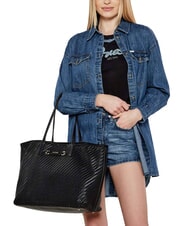 GUESS VIKKY II Sac fourre-tout à bandoulière NOIR - Sacs pour Femme - 4