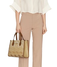 GUESS SILVANA Sac à bandoulière cognac / olives - Sacs pour Femme - 3