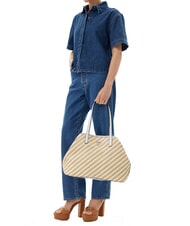 GUESS VIKKY II  Sac à bandoulière blanc naturel - Sacs pour Femme - 5