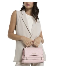 GUESS ZARELA Sac à main cartable logo pivoine - Sacs pour Femme - 4