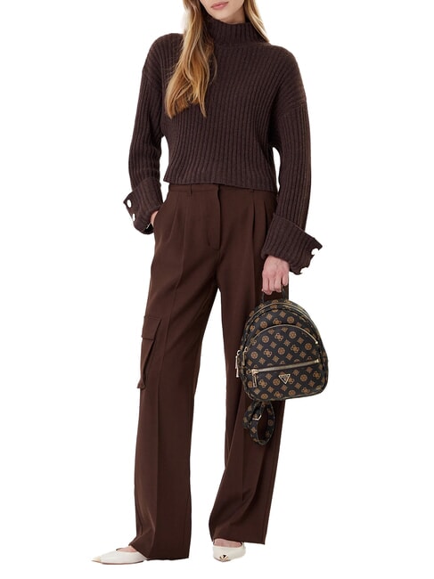 MANHATTAN 2 Petit sac à dos avec logo pivoine 4G vikky grand sac fourre-tout roo mochalog - Sacs pour Femme