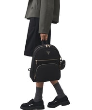 GUESS POWER PLAY 2 Sac à dos en nylon NOIR - Sacs pour Femme - 4