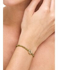 GUESS ARM PARTY Bracelet perlé or jaune/vert - Bracelets - 2