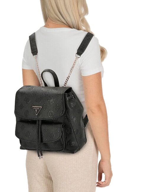CRESIDIA II Sac à dos avec poche logo noir - Sacs pour Femme
