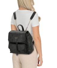 GUESS CRESIDIA II Sac à dos avec poche logo noir - Sacs pour Femme - 5