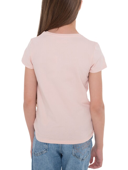 KIDS T-shirt à manches courtes avec strass rose doux - Tee-shirt enfant