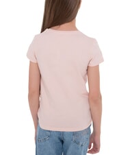GUESS KIDS T-shirt &agrave; manches courtes avec strass rose doux - Tee-shirt enfant - 5