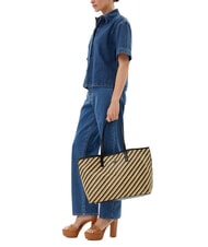 GUESS VIKKY II  Sac à bandoulière naturel / noir - Sacs pour Femme - 5