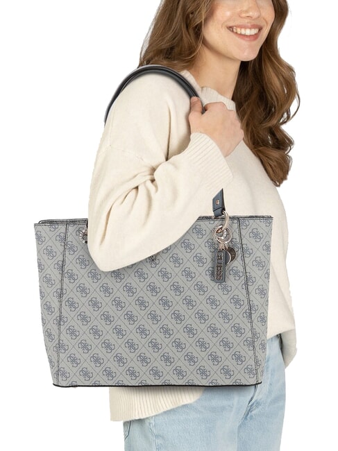 NOELLE 2  Sac fourre-tout à bandoulière logo en ardoise - Sacs pour Femme