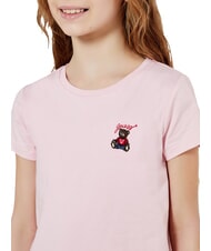 GUESS KIDS T-shirt &agrave; manches courtes avec ours en peluche rose barbe &agrave; papa - Tee-shirt enfant - 6