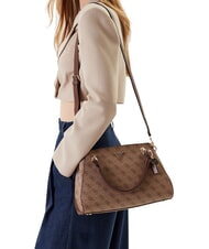 GUESS NOELLE 2 Sac à main avec bandoulière logo latte / marron - Sacs pour Femme - 5