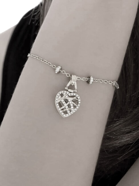 HEART CAGE Bracelet avec coeur ARGENT - Bracelets