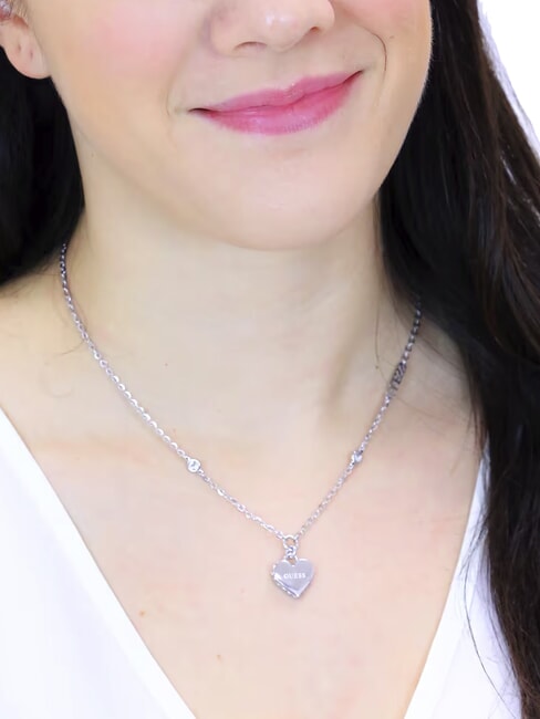 FALLING IN LOVE Collier coeur ARGENT - Colliers